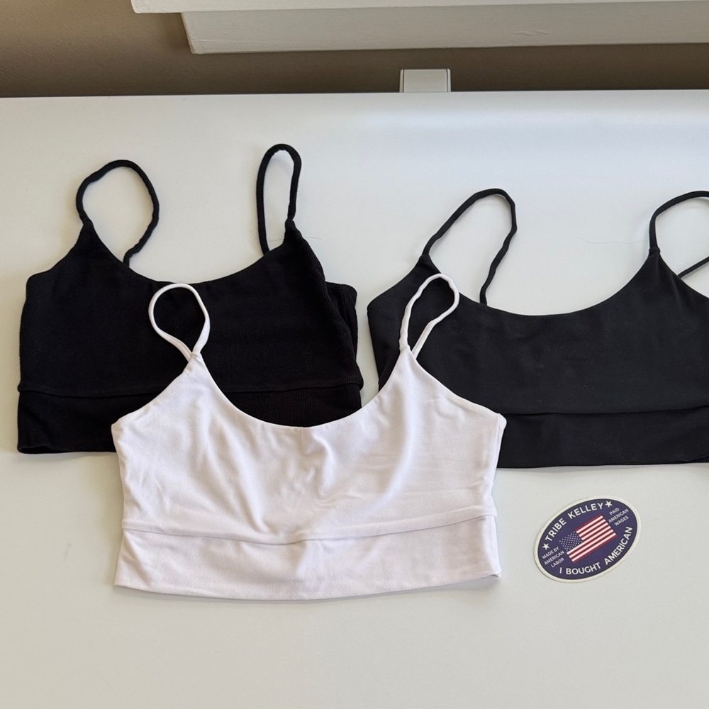 TRIBE KELLEY Traveler Bra LOT of 3 !! These have only been worn a couple times!